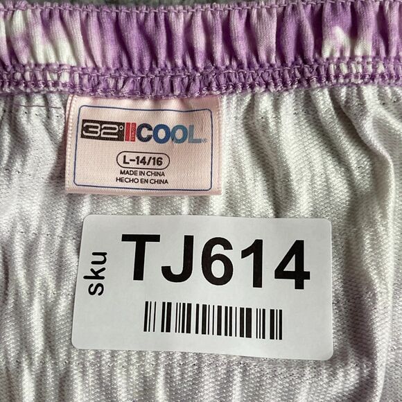 32 Degrees Cool Maxi Dress‎ Girls Size L 14/16 Purple Smocked Sleeveless Lined - Picture 7 of 13